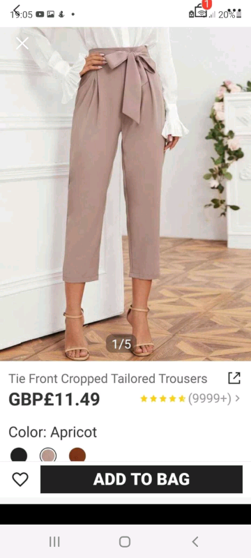 Shein pink trousers | in Wigan 